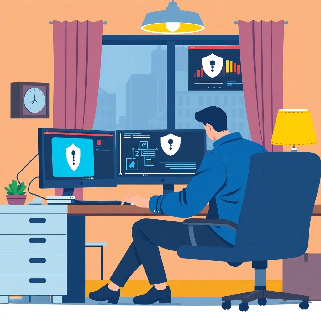 Remote security job setup