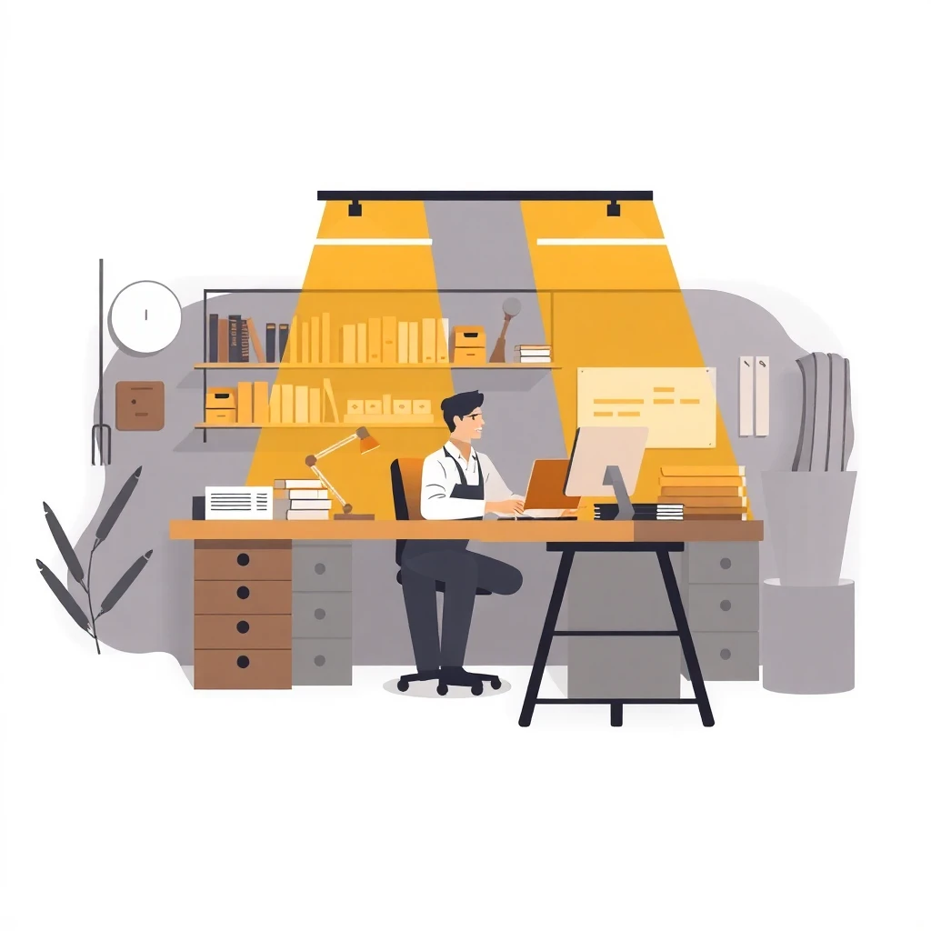 Ambiente de trabalho tranquilo