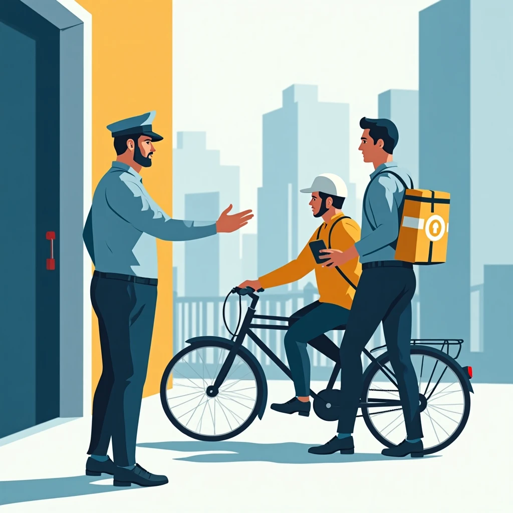 Trabajos de seguridad y delivery