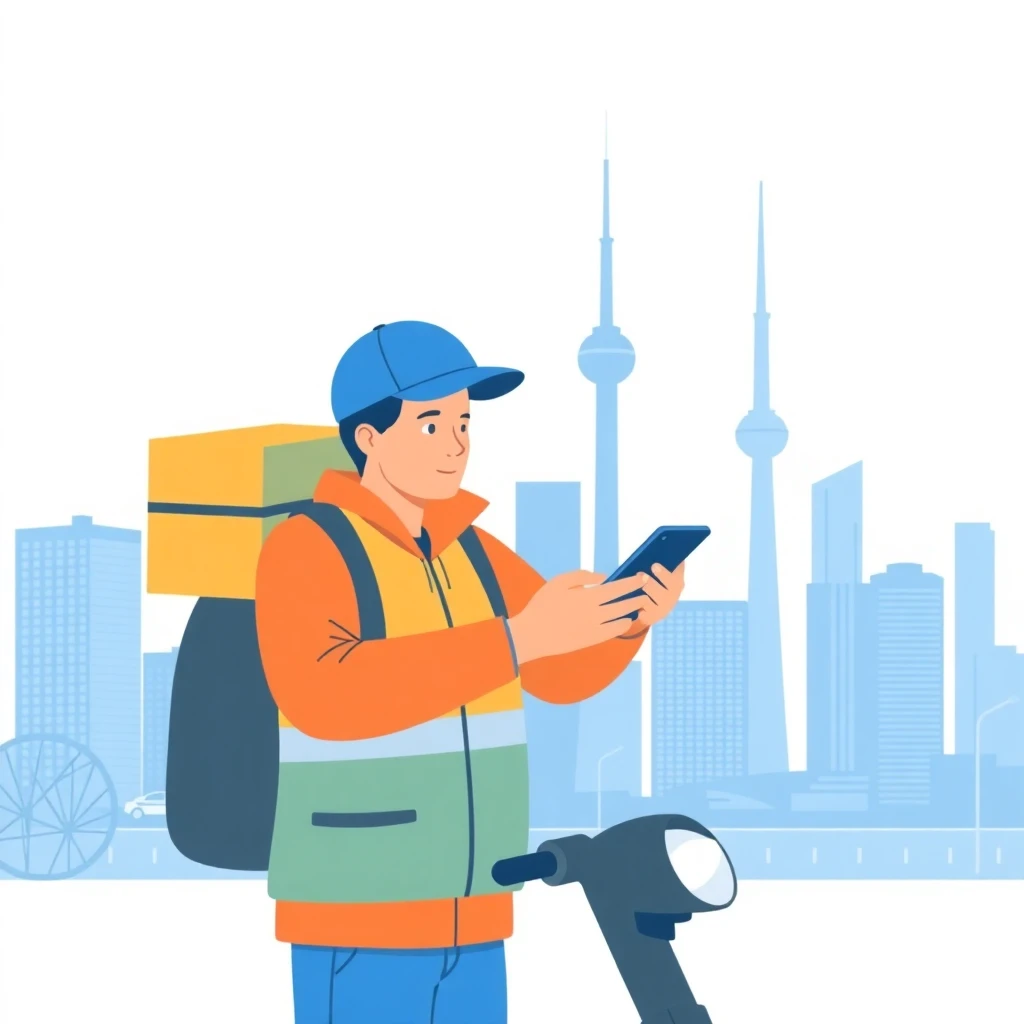 Delivery driver in Toronto