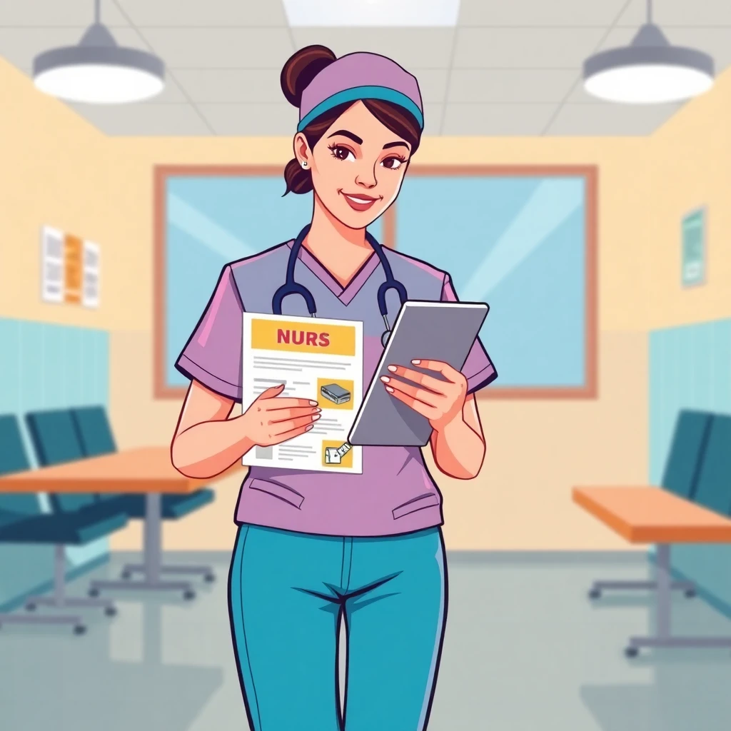 Nurse reviewing job options