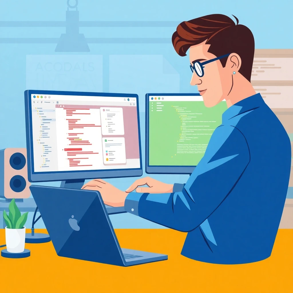 Developer at work