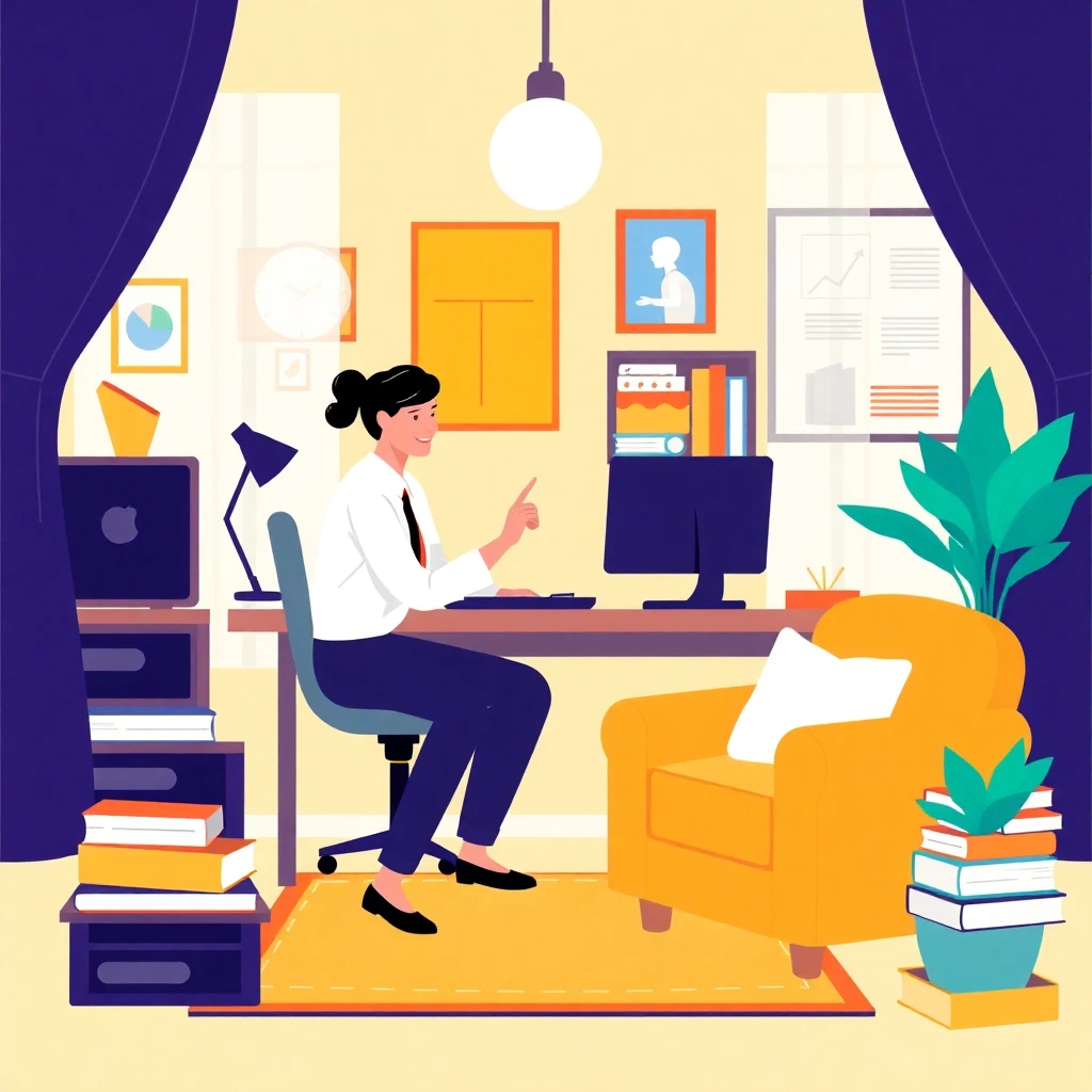 Flexible online teaching setup