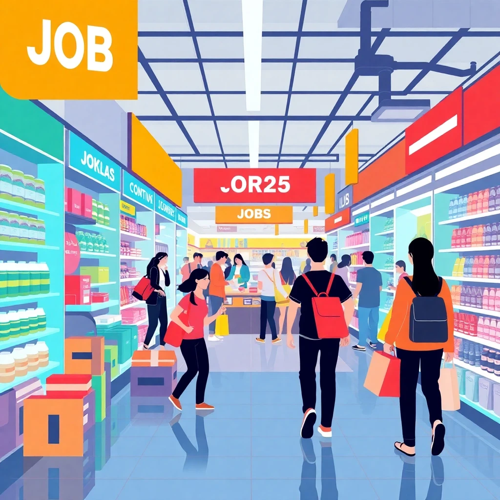 Retail scene in Klang Valley