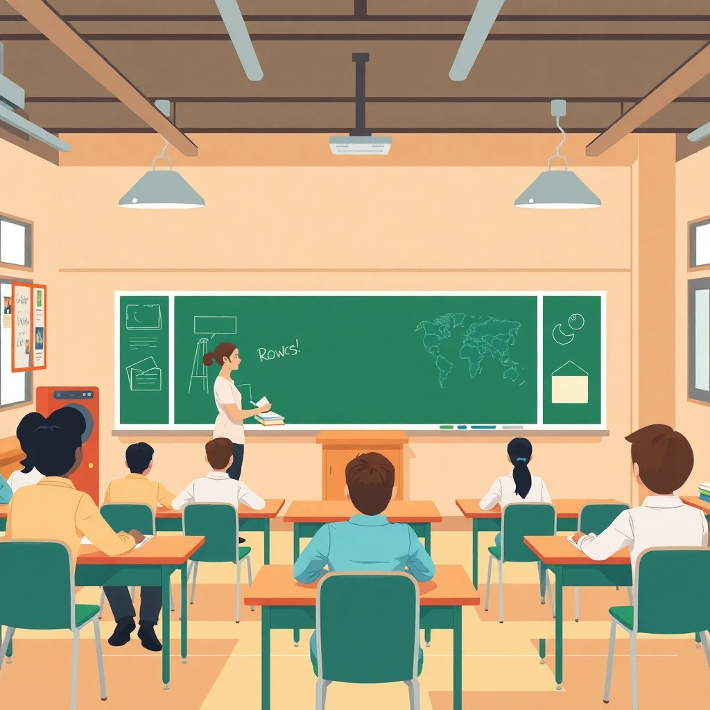 Traditional classroom setting