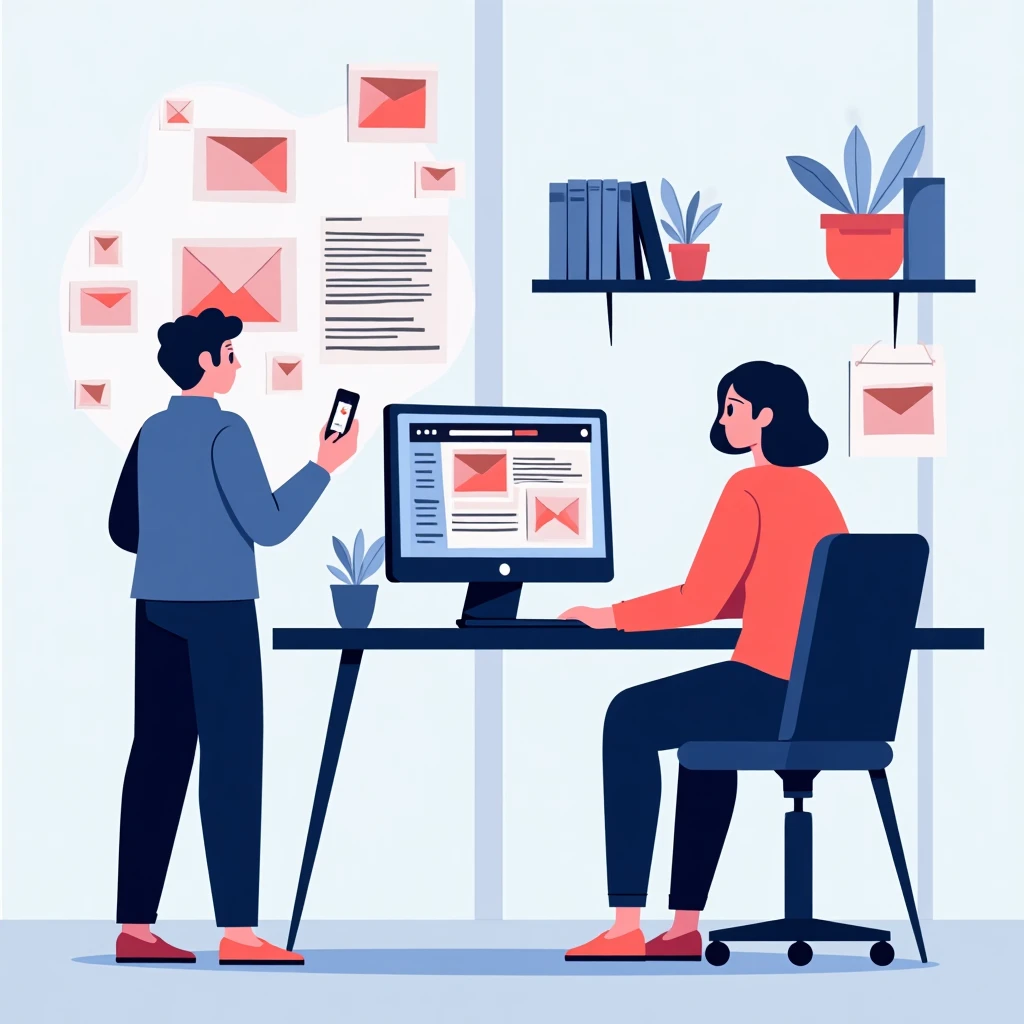 Mailing specialist at work