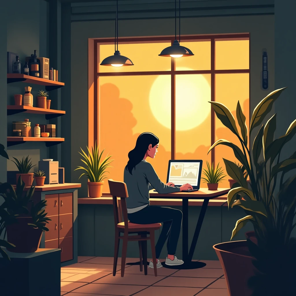 Remote work productivity