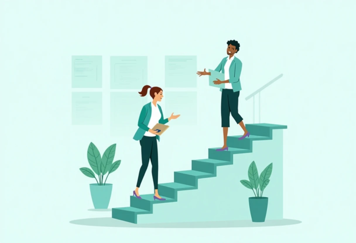 Career growth concept