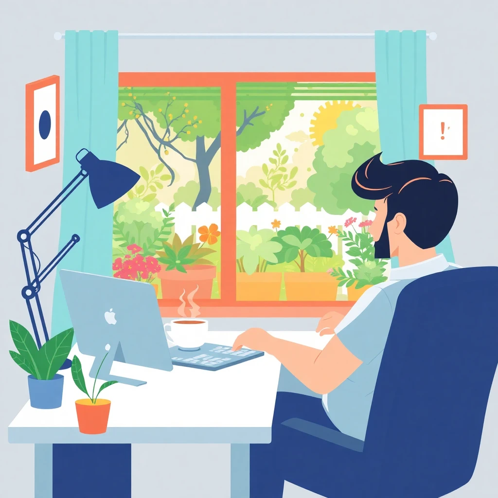 Flexible remote work setup