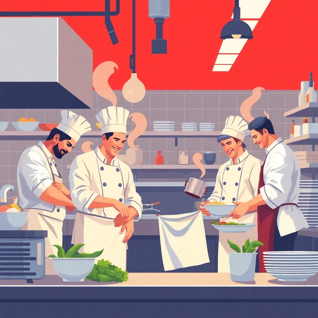 Chefs collaborating