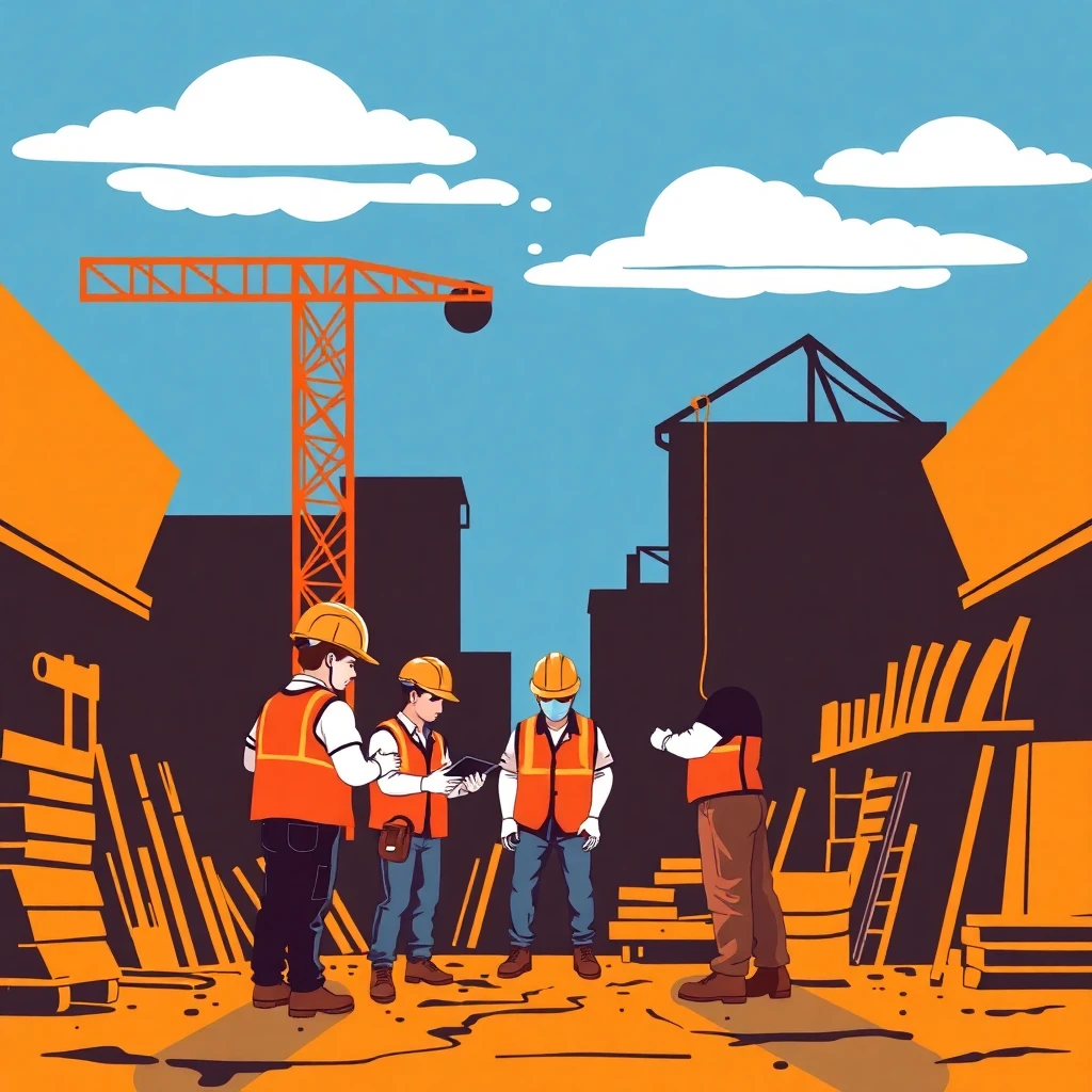 Entry-level construction site