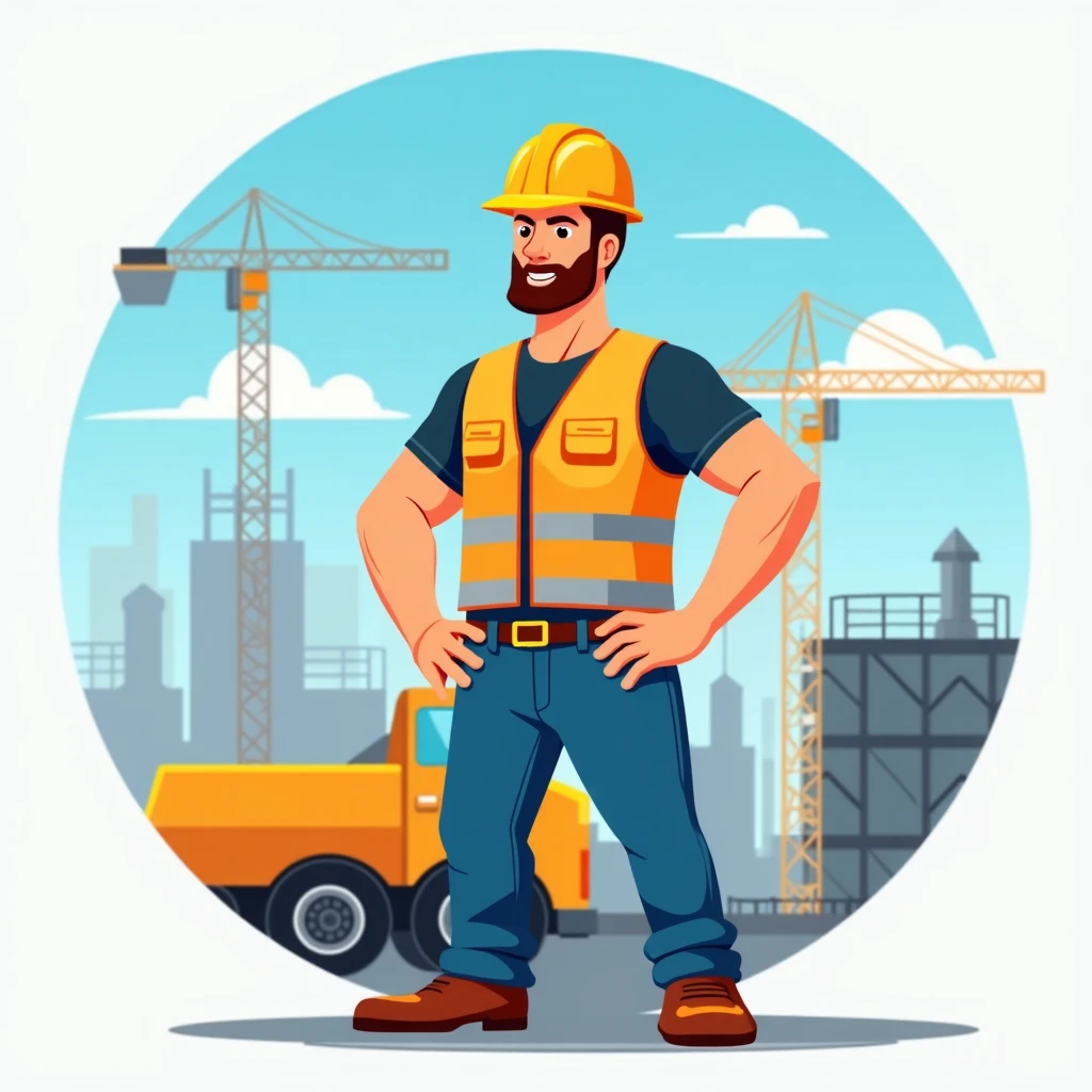 Construction worker on site