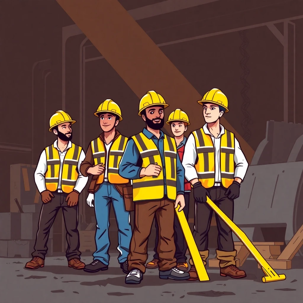 Entry-level construction workers