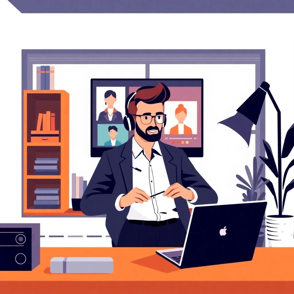 Remote work setting