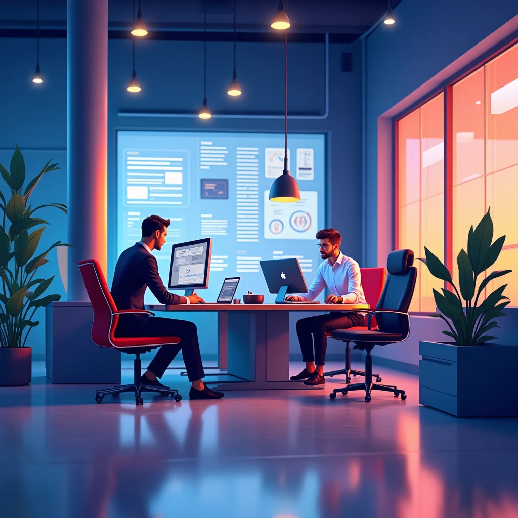 High-end cybersecurity job setting