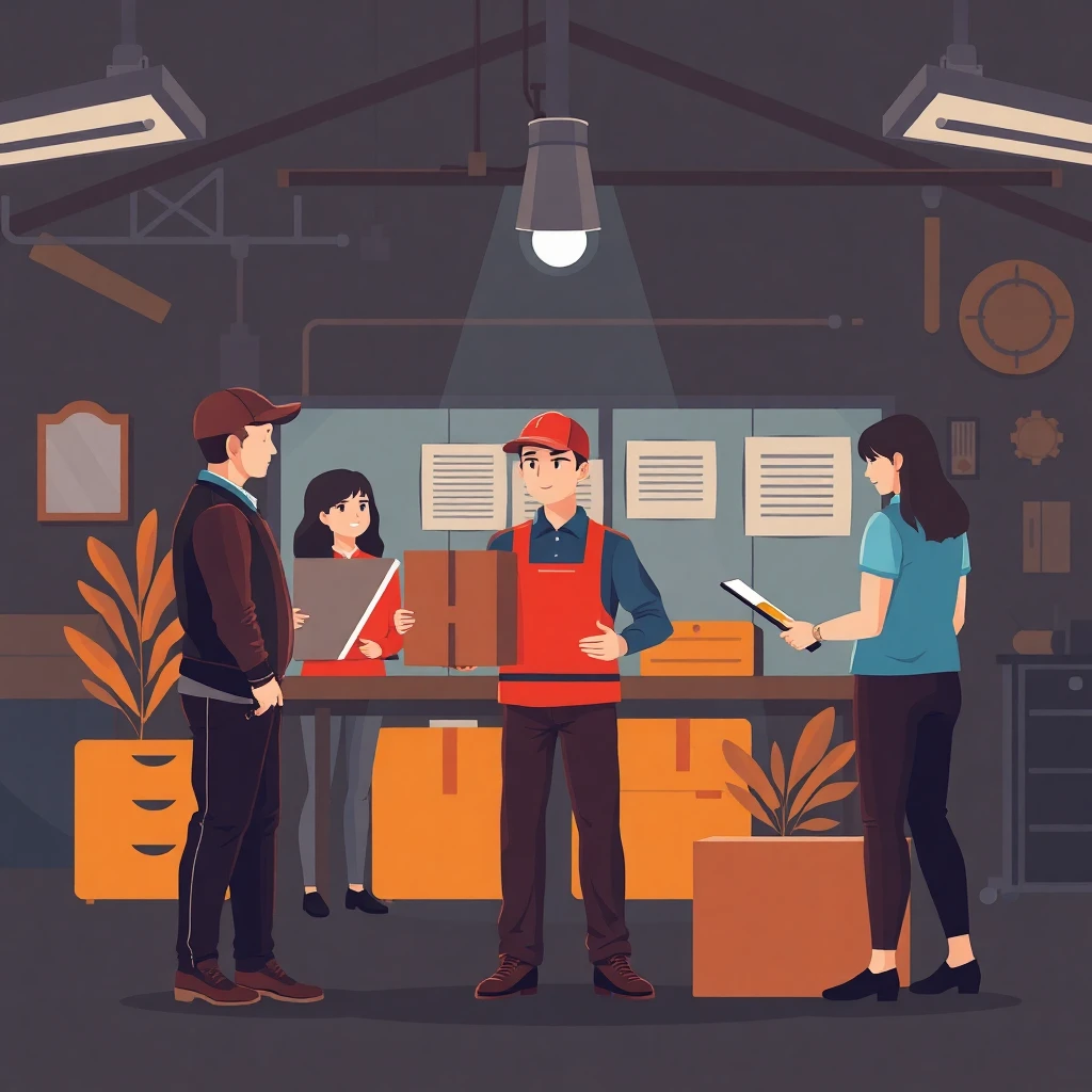 Training new delivery worker