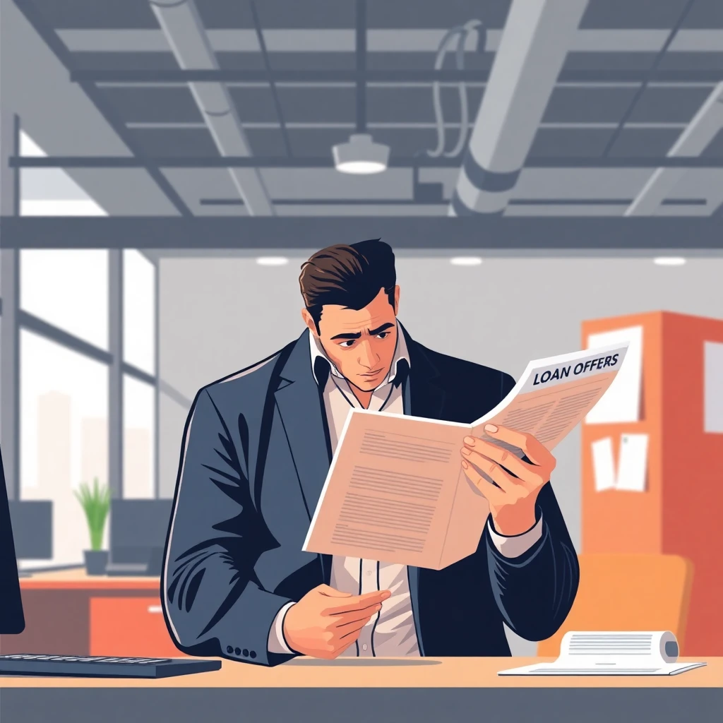 Senior finance professional at work