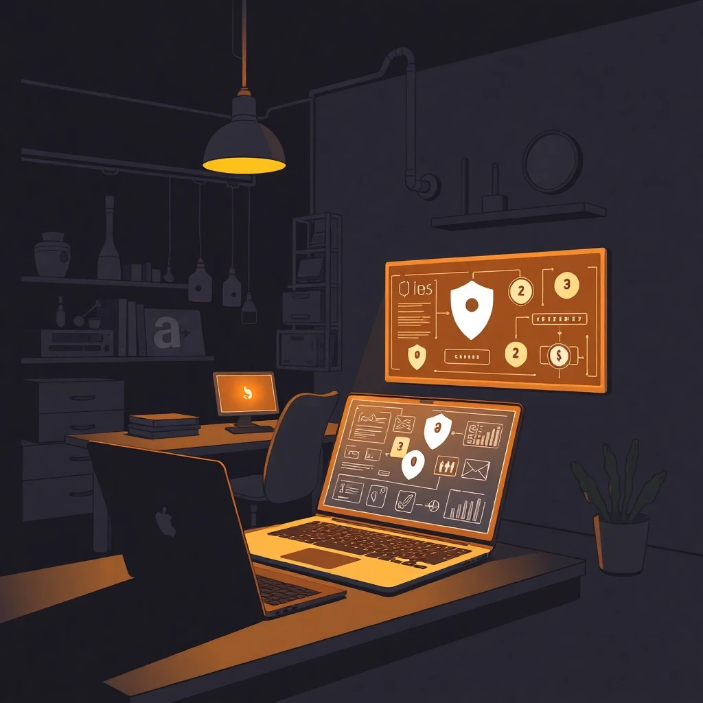 Remote IT work setup