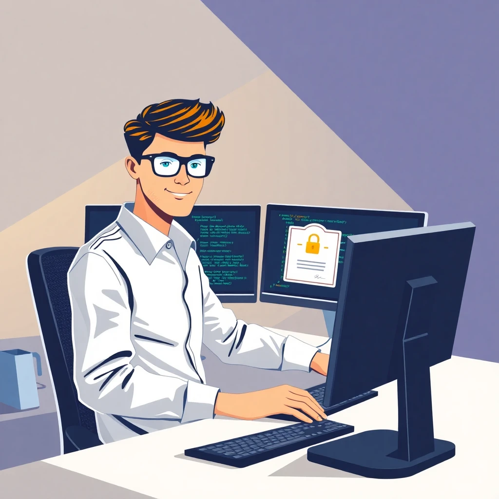 Entry-level IT and cybersecurity job setting