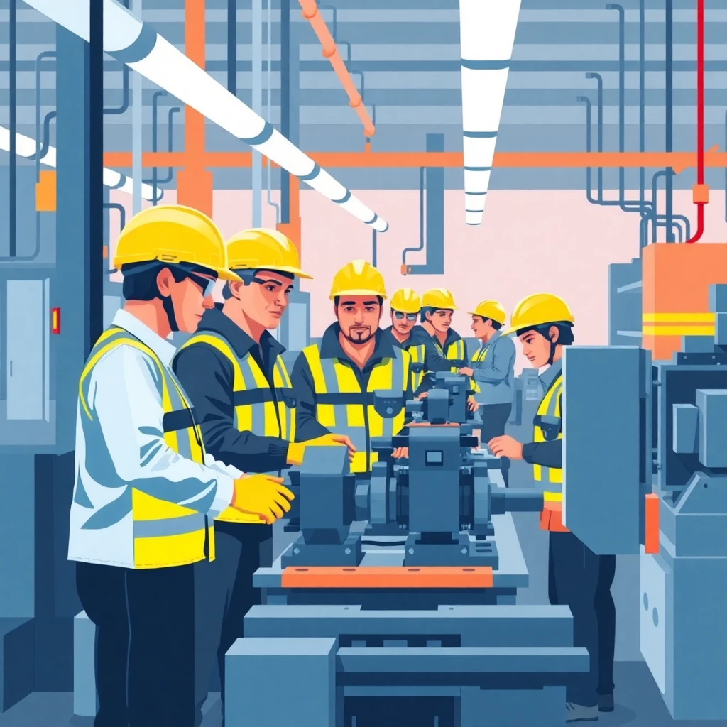 Manufacturing teamwork