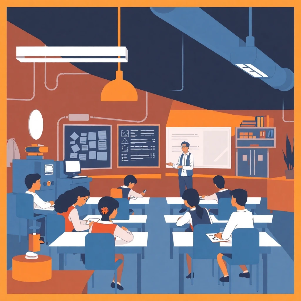 Engaged classroom setting