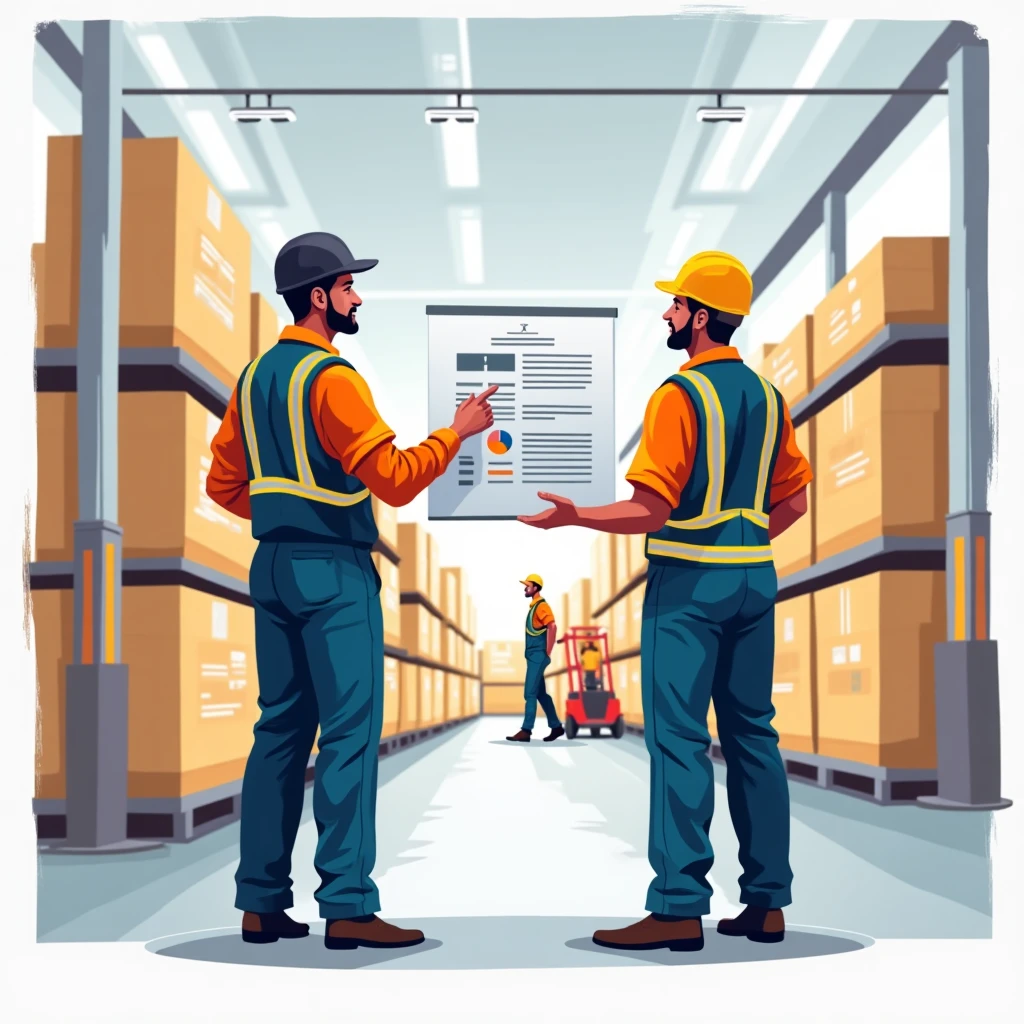 Warehouse leadership discussion