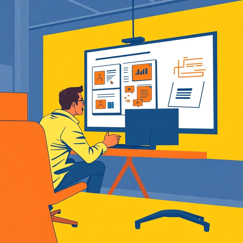 Virtual strategy meeting