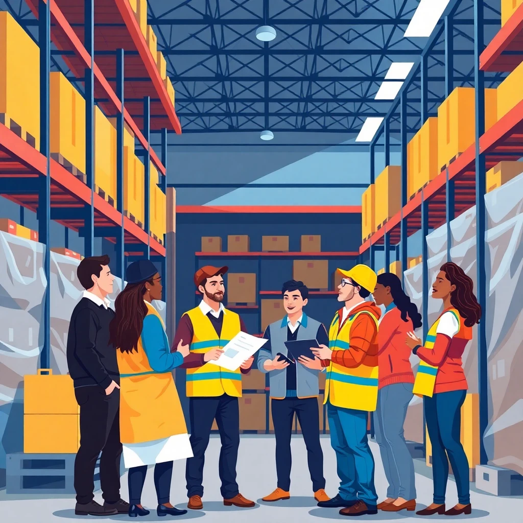 Warehouse leadership discussion