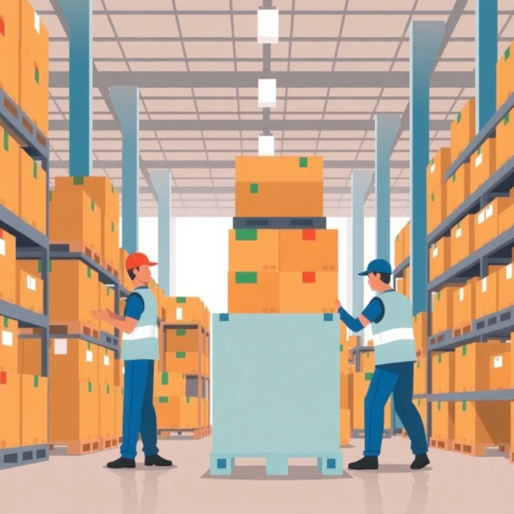 Warehouse teamwork
