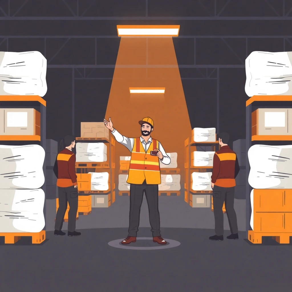 Warehouse leadership in action