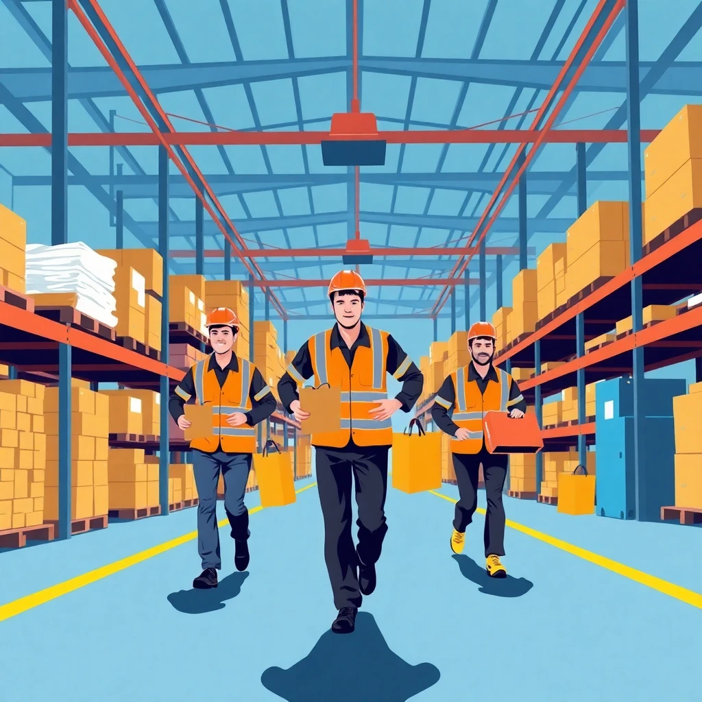 High-energy warehouse