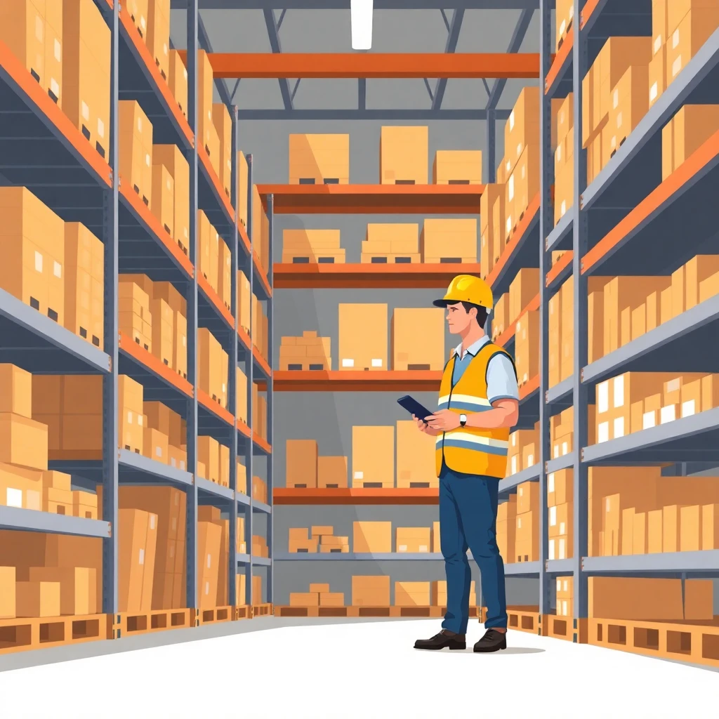 Organized warehouse environment