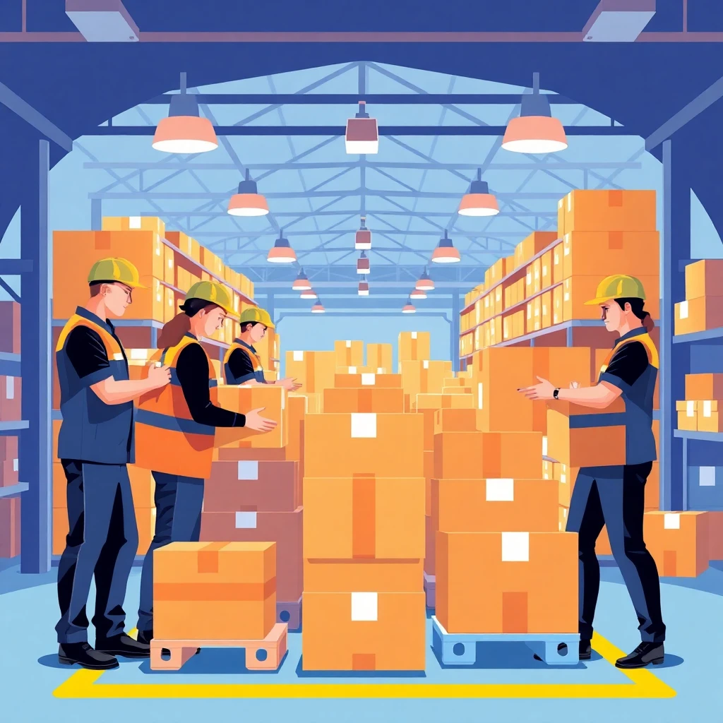 Warehouse floor activity