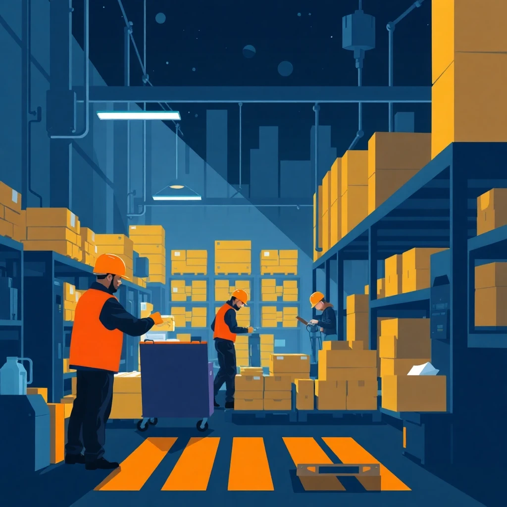 Warehouse night shift