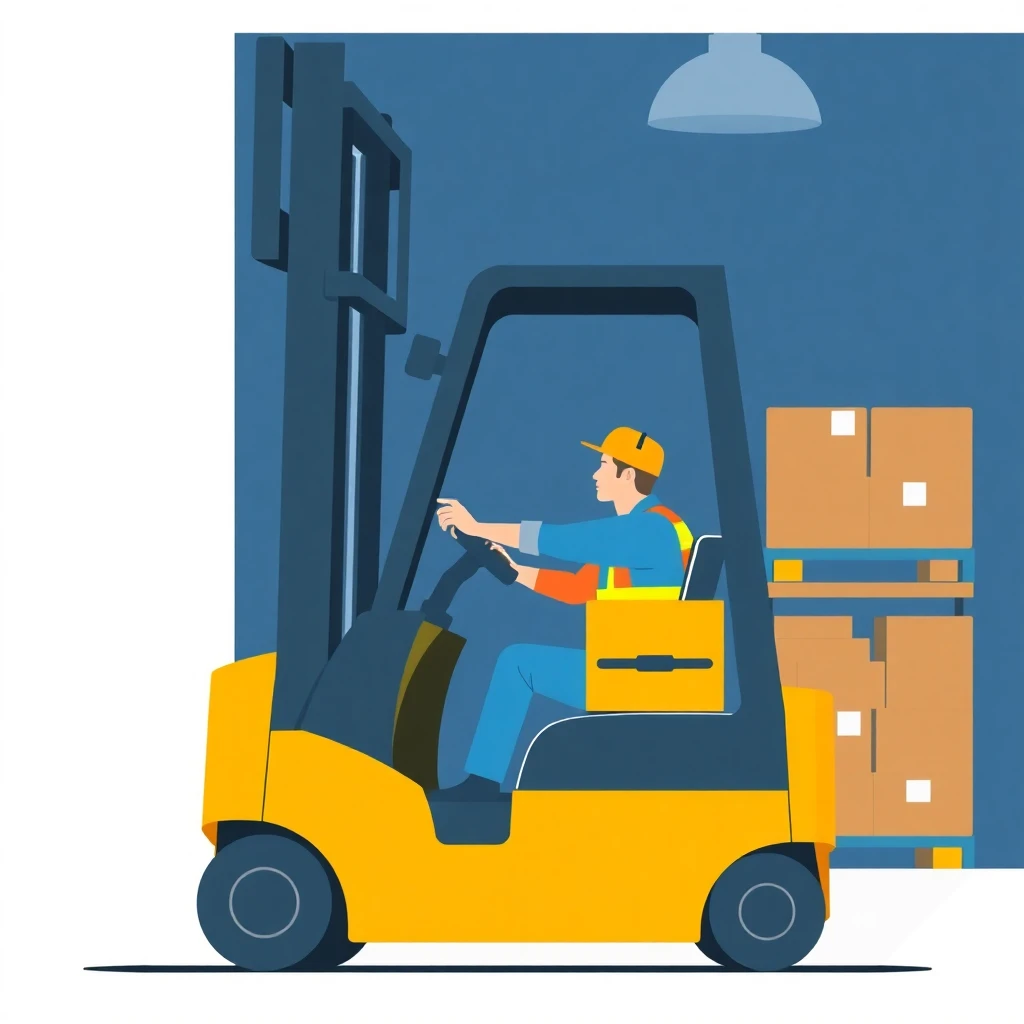 Skilled warehouse worker