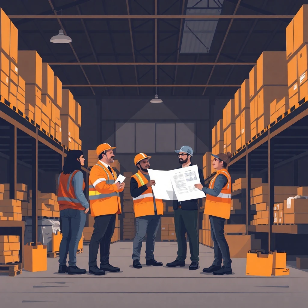 Modern warehouse environment