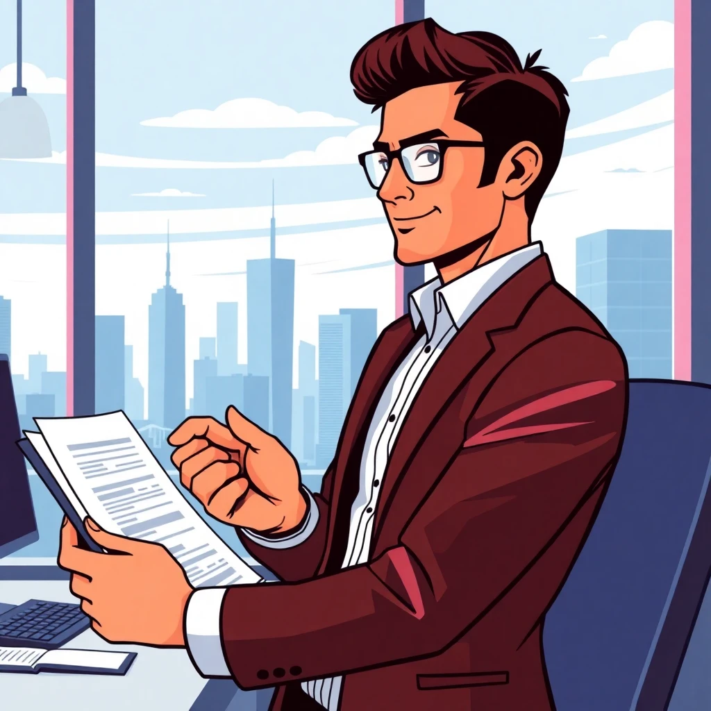 Job search in a city office