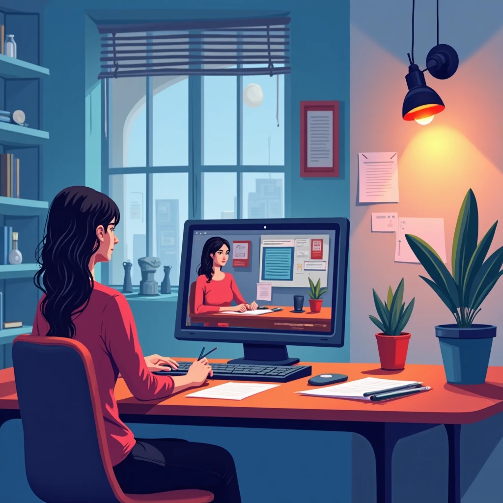 Remote teaching setup