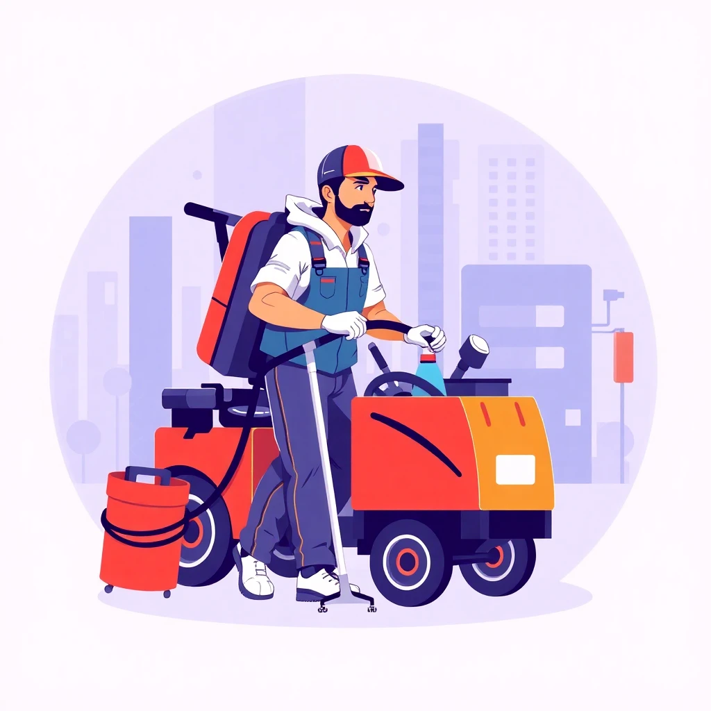 Mobile cleaner on the go