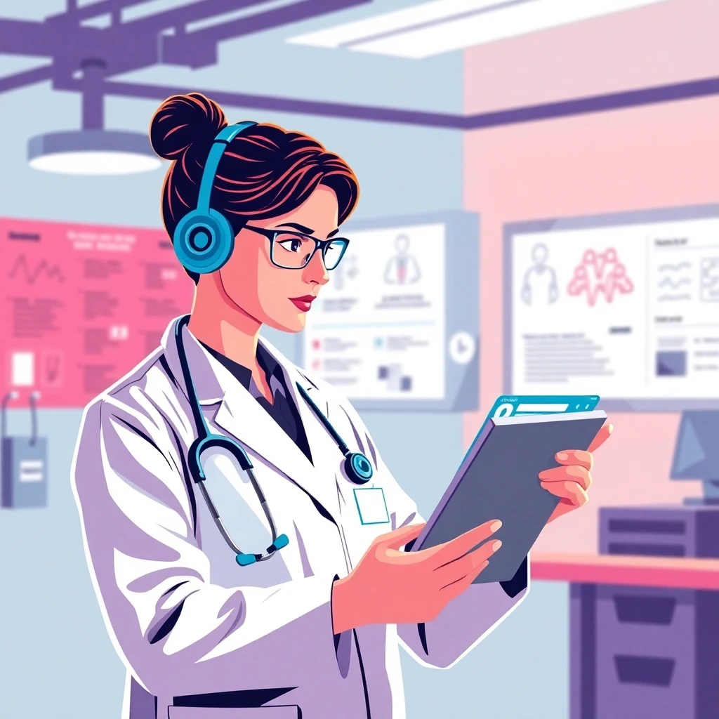 Reviewing healthcare job listings