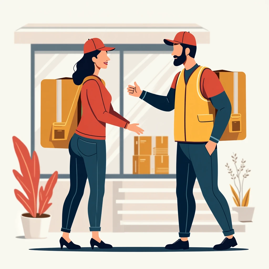 On-site delivery interaction