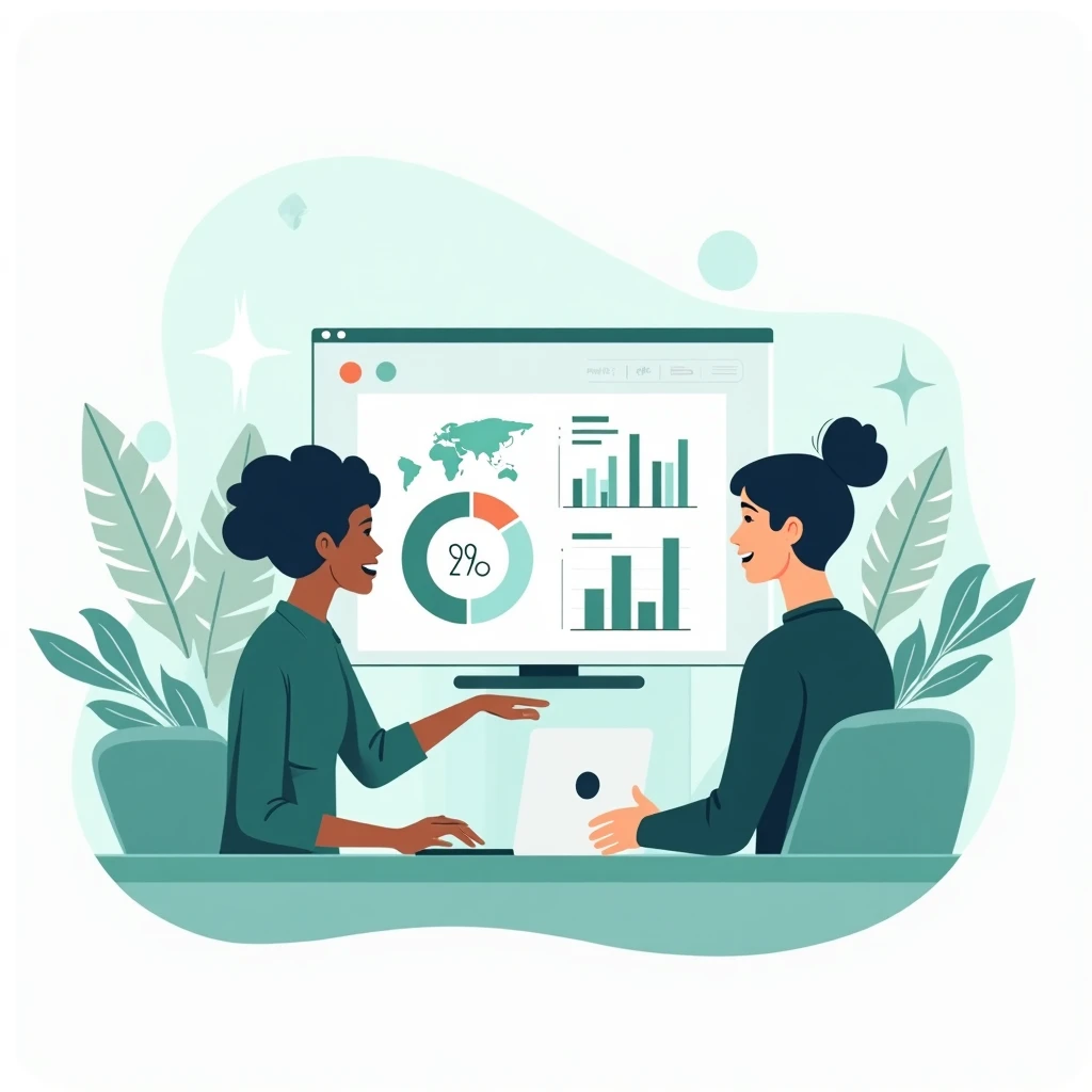 Digital marketing strategist at work