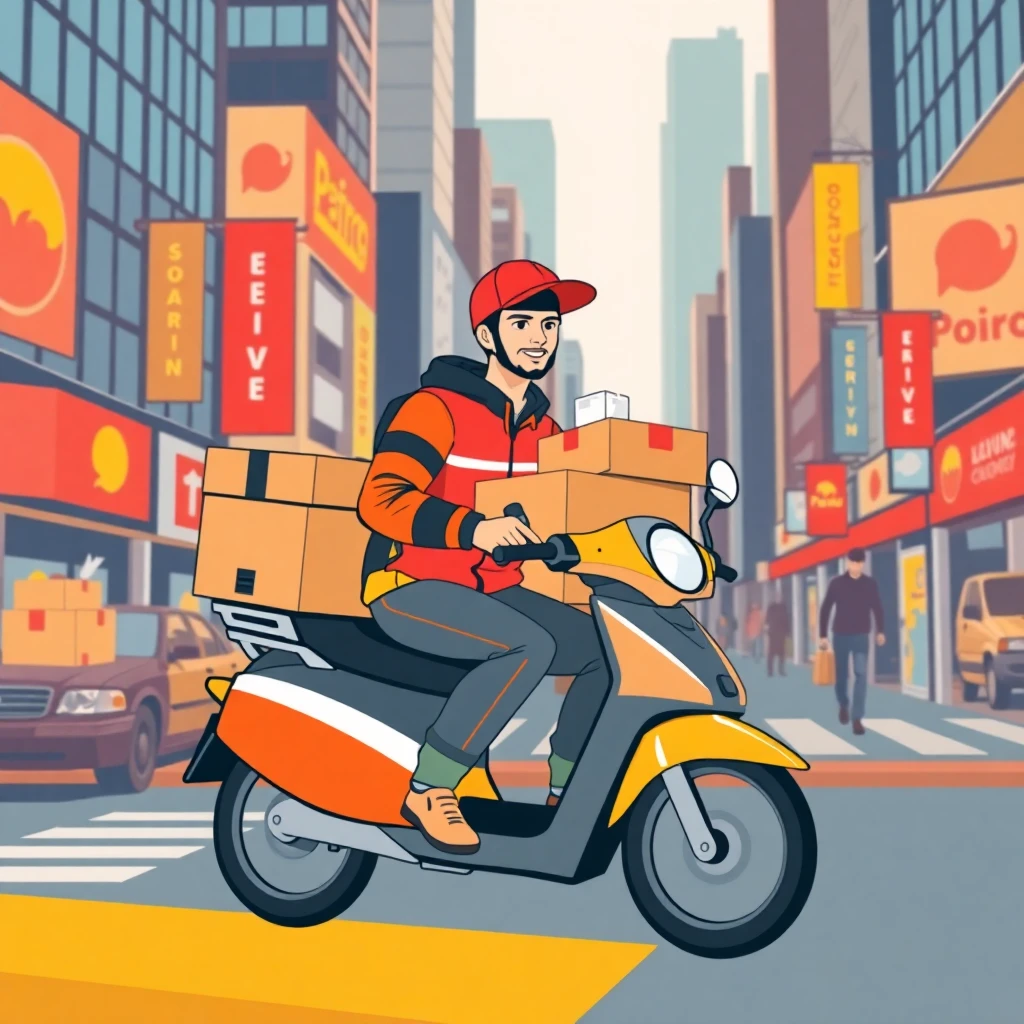 High-paying delivery job